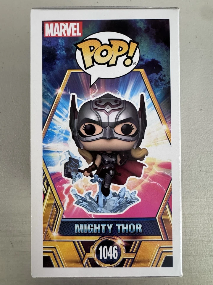 Mighty Thor (Glow) 1046 ~ Marvel: Thor 4: Love and Thunder ~ Vinilo Funko Pop Foto 4 de 4