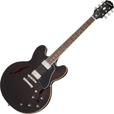 DEFEKT Epiphone Jim James ES-335 Seventies Walnut Hollowbody Signature Gitarre