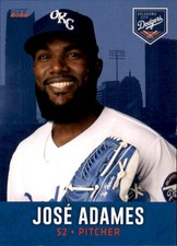 2022 Oklahoma City Dodgers Choice 1 Jose Adames Dominican Republic Baseball Card