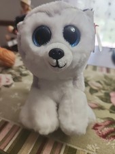 Ty Beanie Babies BUFF the Husky Dog 6" Beanbag Plush Stuffed Toy 2021