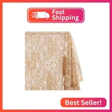 Victoria Floral Polyester Stretch Sheer 58/60 Inch Lace Fabric by The Yard - for