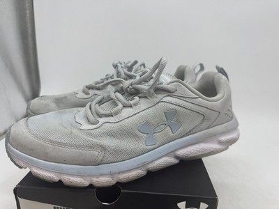 Under Armour Charged Assert 9 Running Sneakers Women's Gray Low Top - 10