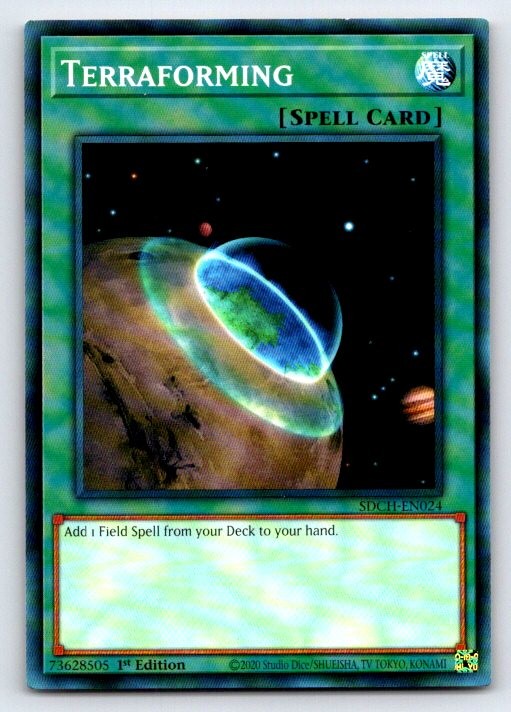 Terraforming SDPL-EN030 Structure Deck: Powercode Link Yu-Gi-Oh 1st Edition