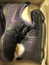 Nike KD 9 Purple Dust Obsidian/Dark Purple Mid Top Lace Up Men's US 10