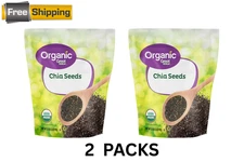 Great Value Organic Chia Seeds 32 oz each (pack of 2) USDA Organic, Gluten-Free