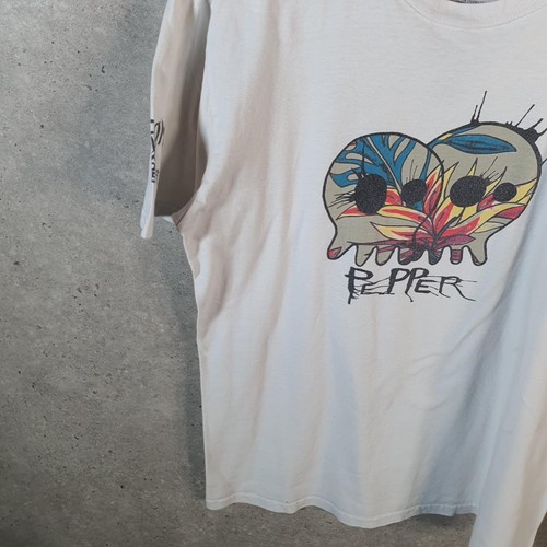 Vintage Volcom Pepper Y2K T Shirt Men’s Medium White Casual Sports Logo Athletic - Picture 2 of 8