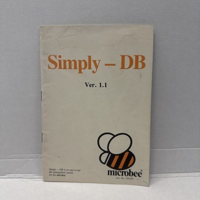 Microbee Simply DB Manual Australian Computer