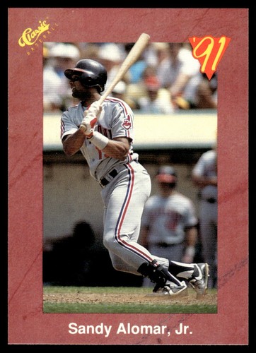 1991 Classic II Sandy Alomar Jr. Cleveland Indians #T68 - 第 1/2 張圖片