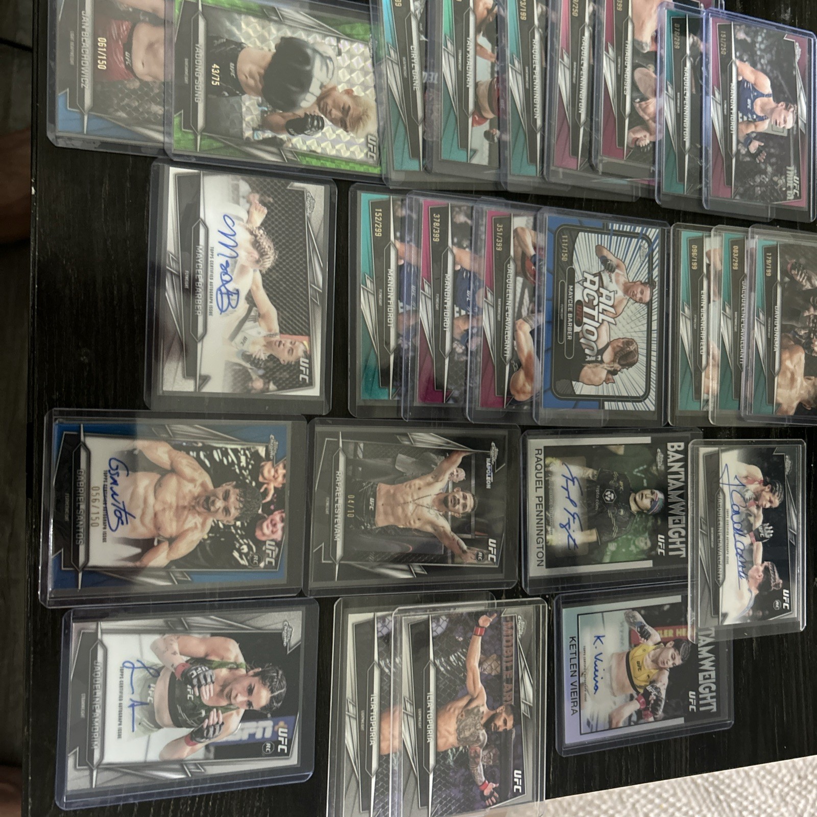 2026 Topps Chrome UFC Asst, Ilia Topuria 2 Buyback 6 autos 20 #’d including /10