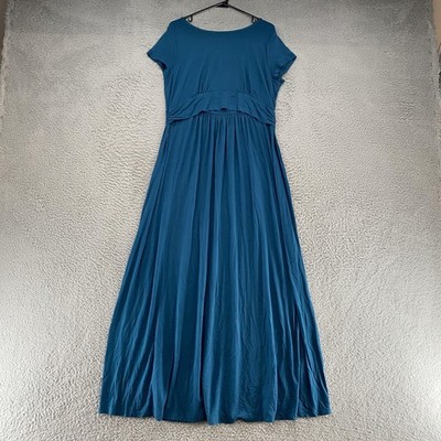Seraphine Maxi Dress Womens 14 Blue Maternity Nursing Jersey Maternity | eBay Seraphine Maxi Dress Womens 14 Blue Maternity Nursing Jersey Maternity | eBay