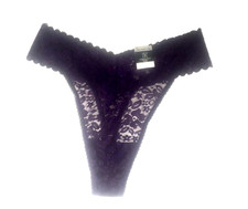 INC International Concepts 1 Pair 1X Purple Lace Thong Underwear Panties NWT