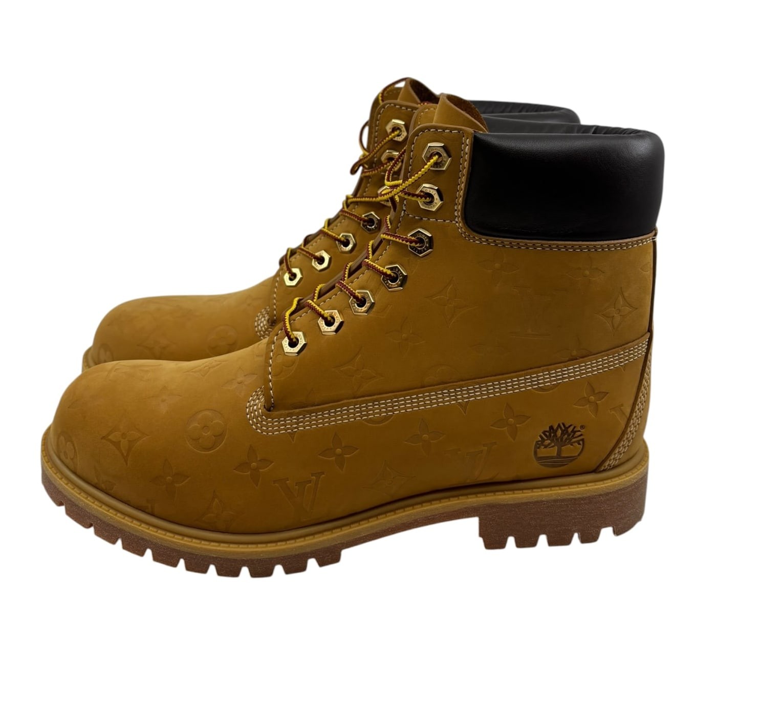 Size 12 Louis Vuitton Timberland 6" Ankle Boot Wheat Monogram image 2