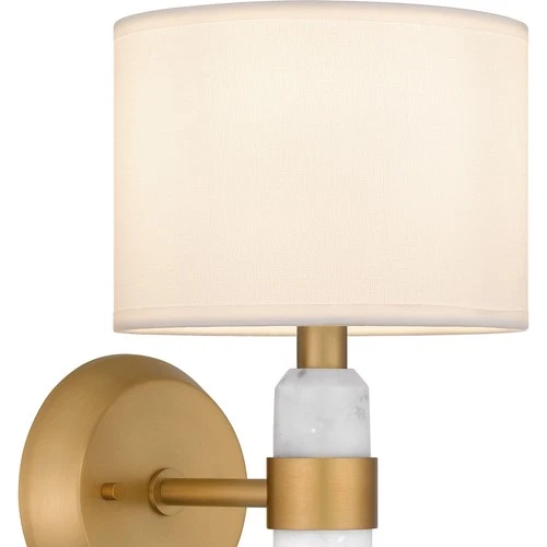 Brushed Weathered Brass One Light Wall Sconce from the Kimberly Collection - Picture 5 of 5