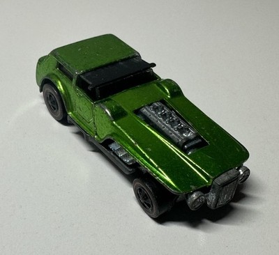 Vintage Hot Wheels 1970 The Hood light Apple Green-redline USA Diecast Very Nice