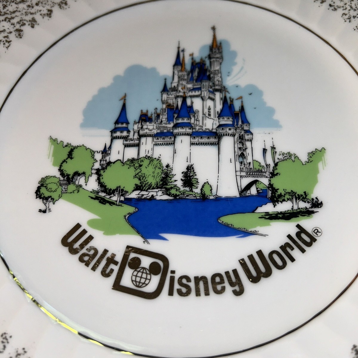 ディズニー　シンデレラ城　プレート ディズニー シンデレラ城 プレート WALT DISNEY PRODUCTIONS JAPAN