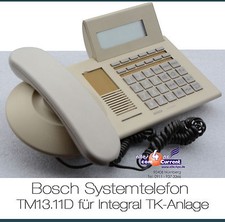 Isdn Telephone Proprietary BOSCH TM13.11D TM13.11 Tenovis For Integral 33/55