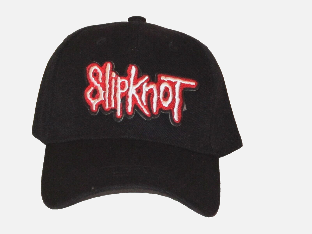 SLIPKNOT Music Band Logo Patch Adjustable Baseball Cap Black