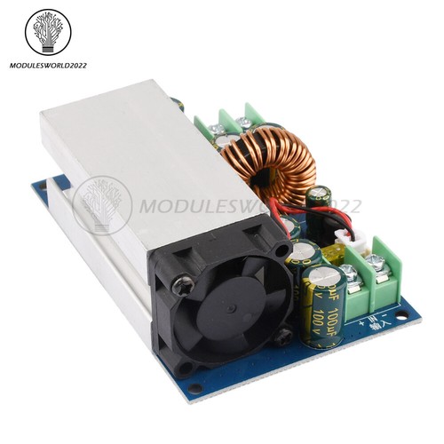 Modulo potenziamento potenza DC-DC 300W corrente costante DC11-50V a DC12-60V regolabile - Foto 4 di 16