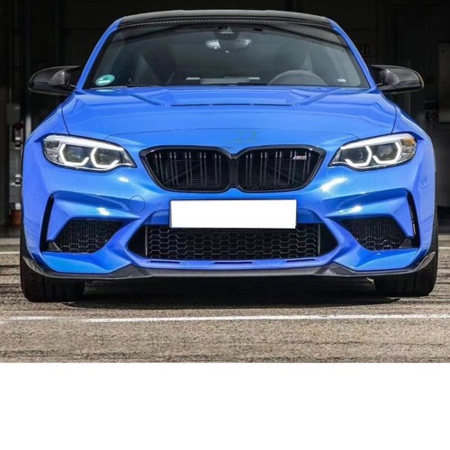 REAL Carbon Fiber Front Bumper Lip Splitter For 2019-2021 BMW F87 M2 Competition - Picture 8 of 13