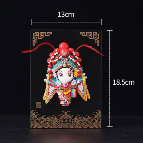 Peking Opera Mask Face Piece Ornaments Chinese Folk Crafts Hanging Souvenir Gift - Picture 5 of 36