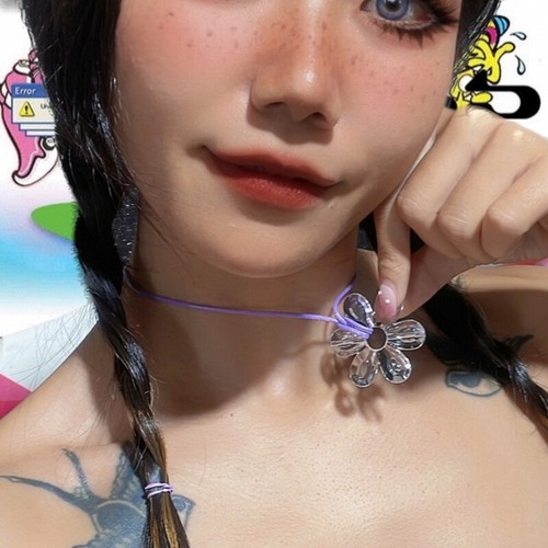 Heart-Shape Pendant Collarbone Chain Temperament Adjustable Long Rope Necklace - Picture 5 of 19