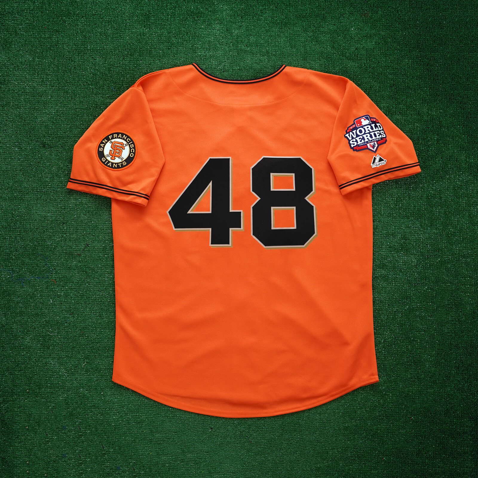 Мужская майка Мировой серии Pablo Sandoval 2012 San Francisco Giants оранжевого цвета