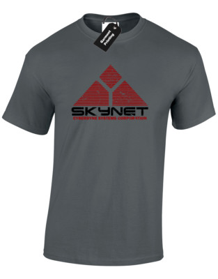 SKYNET VINTAGE HERREN-T-SHIRT CYBERDYNE RETRO TERMINATOR (FARBE)