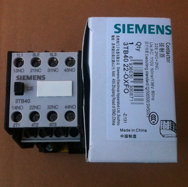 SIEMENS 3TB40 22-0XF0 Contactor New One Free Shipping