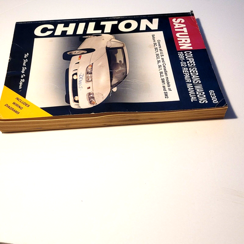 Chilton 62300 Saturn Coupes Sedans Wagons 1991-2002 Repair Manual For All Models - Picture 4 of 14