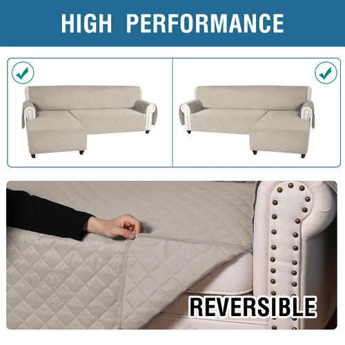 Eck Schlafsofa Bezug Wende Schnitt Chaiselongue Wasserdicht Schutz L Form - Bild 39 von 134