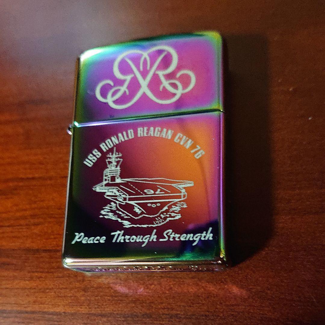 Zippoライター レイガン　CVN 76 Zippoライター レイガン CVN 76 Collectible ZIPPO Lighter USS