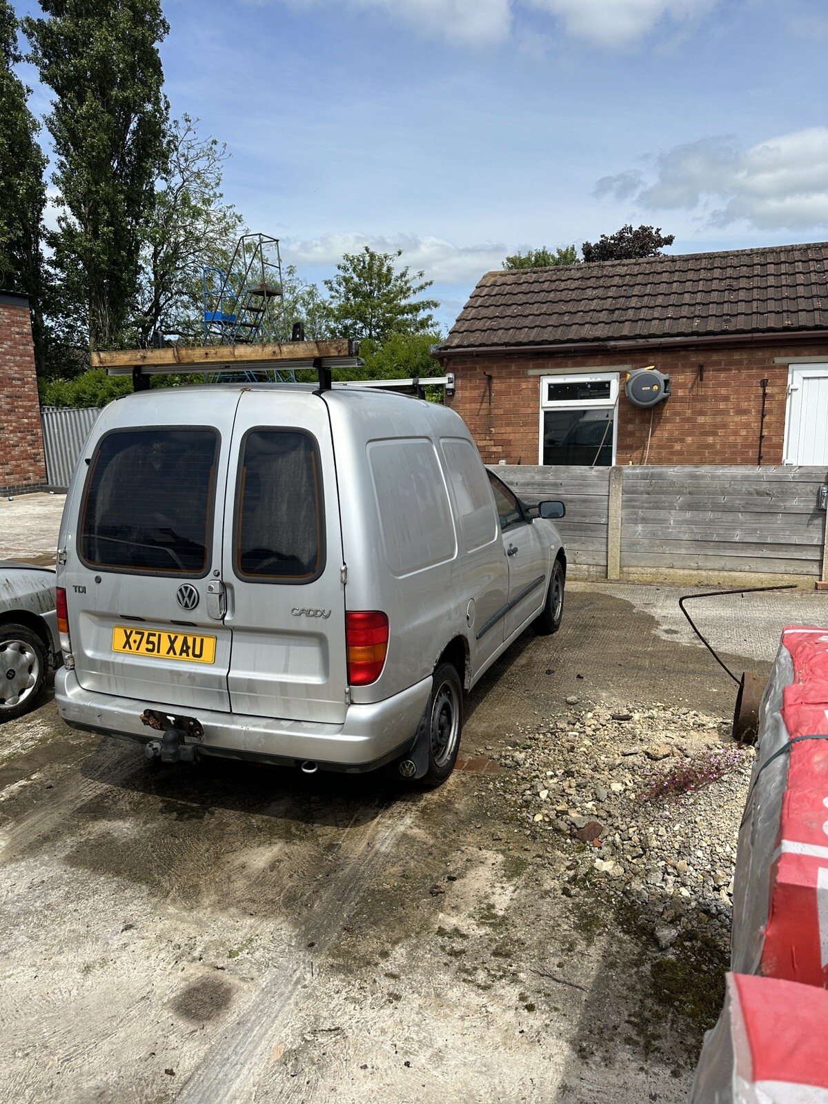 2000 X VW Caddy MK2 1.9 TDI Van With AC Barn Find Spares Repairs T25