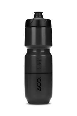 CUBE Trinkflasche Flow 750 ml Schwarz BPA-frei PushPull-Ventil spülmaschinenfest
