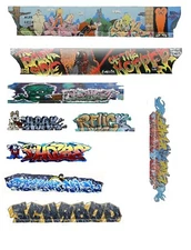 HO Scale Hopper Car Graffiti