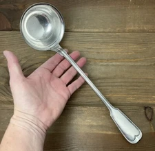 Antique Berndorf Metalware Ladle BMF AS II Alpaca Silver Pre 1930’s