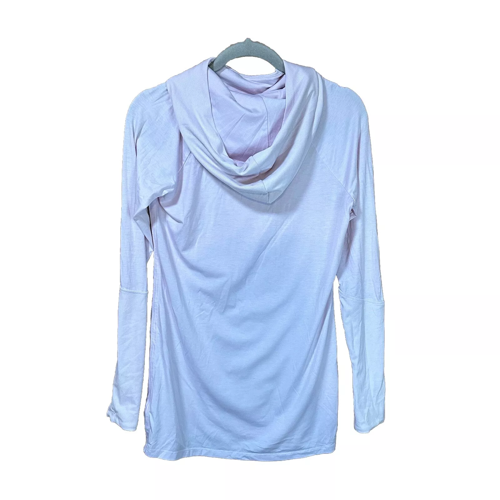 athleta elevate hooded pullover long sleeve thumbholes hoodie