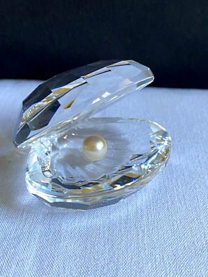 SWAROVSKI SHELL WITH PEARL / OYSTER 014389 SWAN LOGO | eBay UK