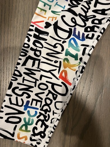 Athleta girl outfit size 12 pride peace love new without tag - Picture 4 of 10