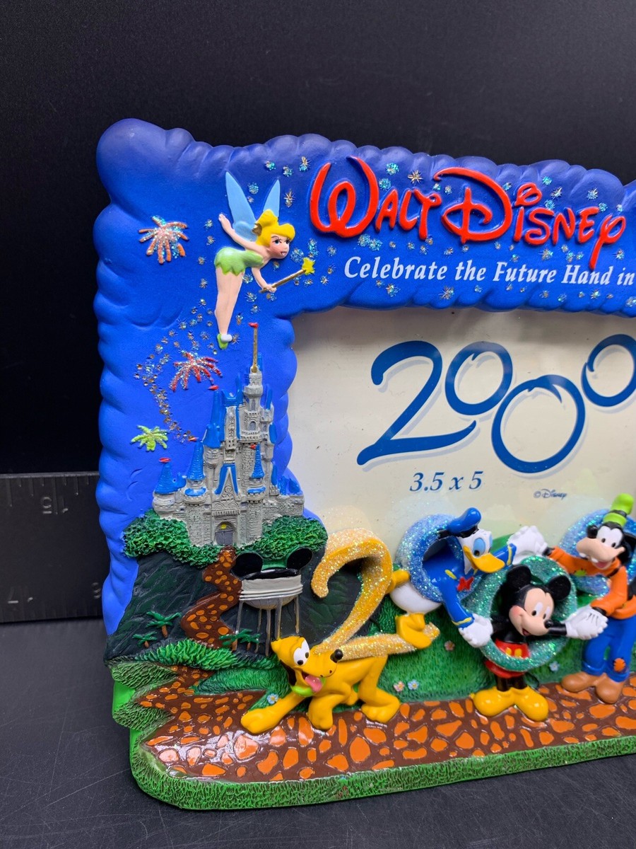 Walt Disney World 2000 3D Photo Picture Frame Celebrate the Future