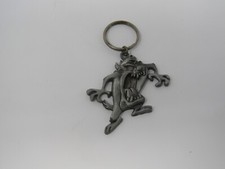 Tazmamian Taz Devil Keychain 1995 Warner Bros. Pewter