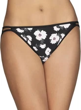 4 pairs VANITY FAIR String Bikini ILLUMINATION 18108 Panty NIGHTFALL Sz -8 / XL