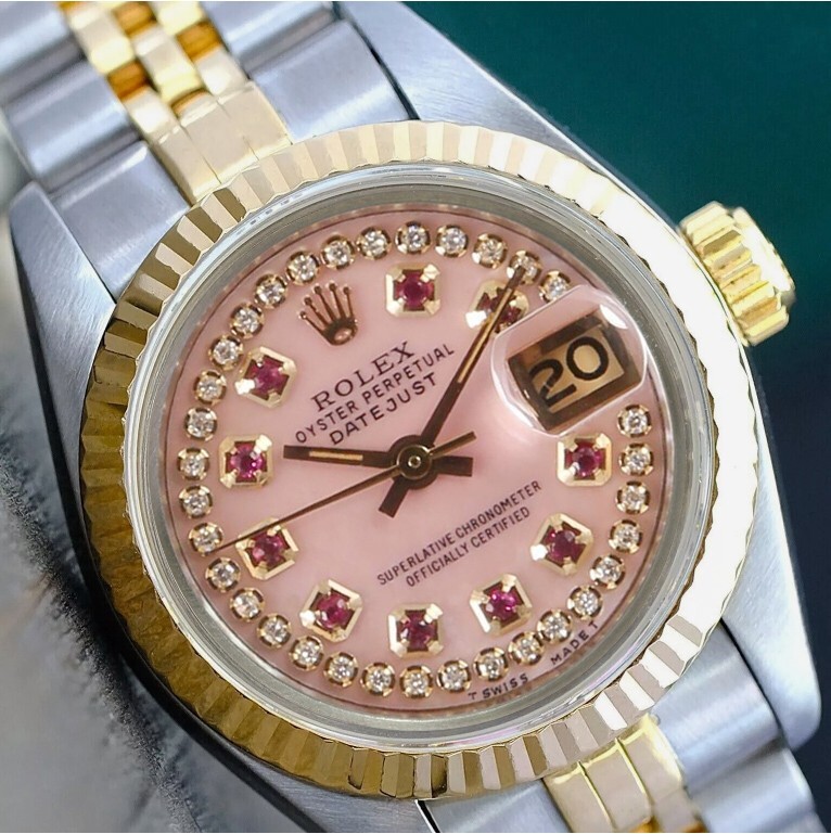Rolex Datejust TwoTone Pink Mother of