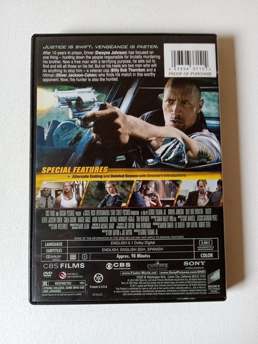 Faster (DVD, 2010) - Picture 2 of 4