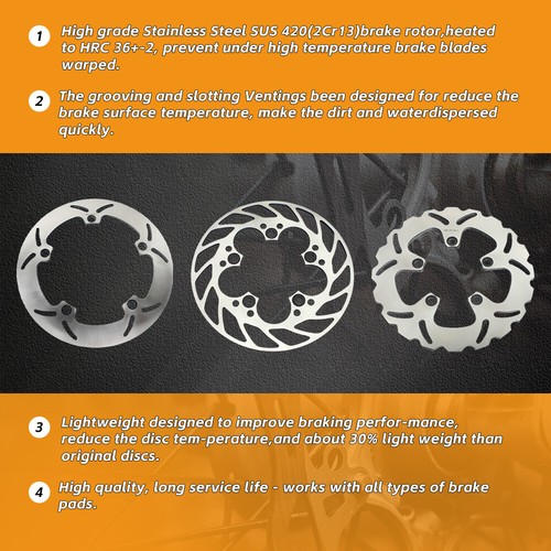GSXR1000 GSXR 1000 2005 2006 Front Rear Brake Discs Rotors Pads For Suzuki Wave - Picture 5 of 13