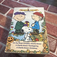 Peanuts Classic Holiday DVD Boxset Christmas Thanksgiving Halloween Complete VG