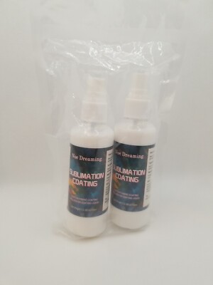 2 pack Noe Dreaming Sublimation Cotton Fabric Coating Spray 3.38 Oz Waterproof