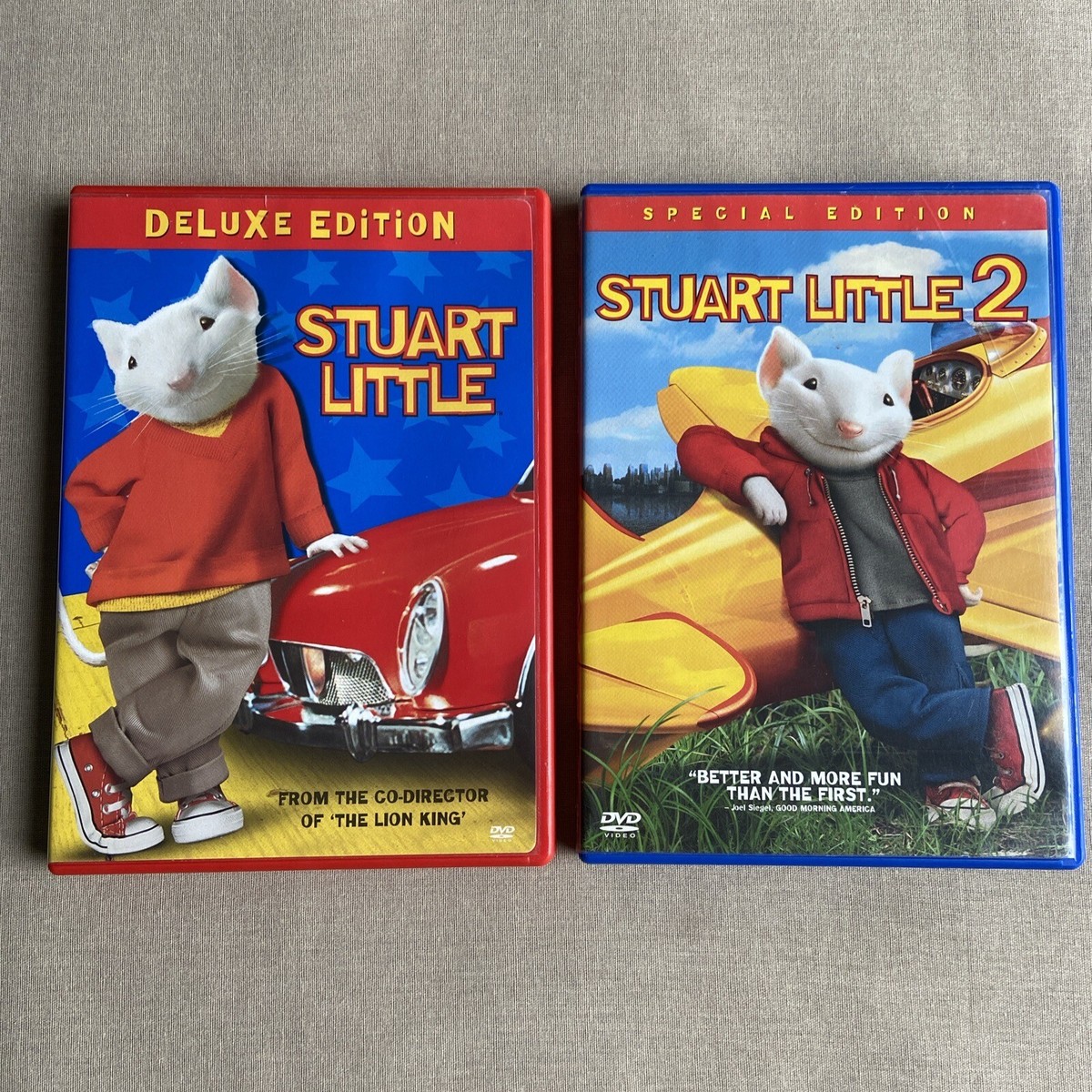 Stuart Little 1 & 2 (DVD 2-Case Set Special Deluxe w/ Guides