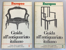 LIBRO Guida all'antiquariato Italiano in due volumi Supplemento Europeo