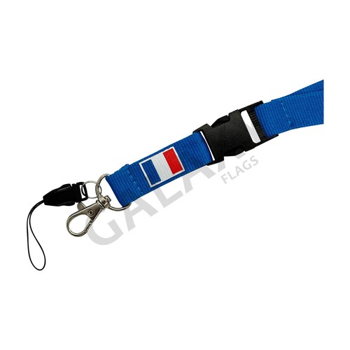France Lanyard / France Flag Lanyard - Picture 3 of 4