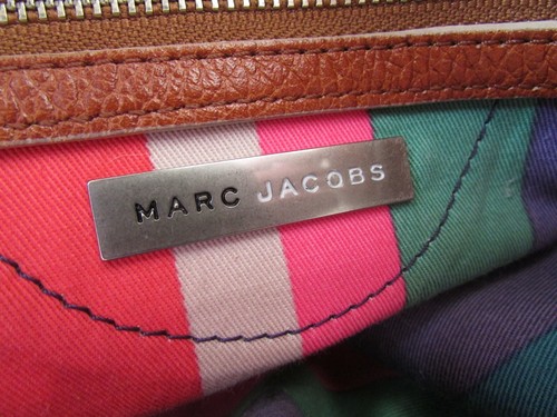 Vintage Marc Jacobs Shoulder Bag, Multi Pocket Hobo, Brown Leather - Picture 8 of 9